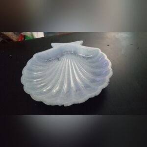 Handmade Blue Sea Shell Soap Dish